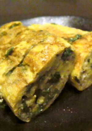 シソの葉（大葉）甘口卵焼きを作ろう！-レシピのメイン写真