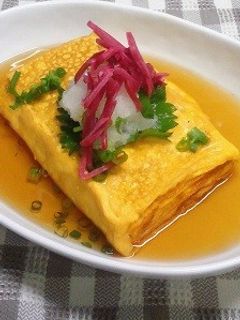 出汁かけ出し巻き玉子~**-レシピのメイン写真