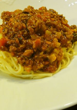 野菜たっぷりミートパスタ-レシピのメイン写真