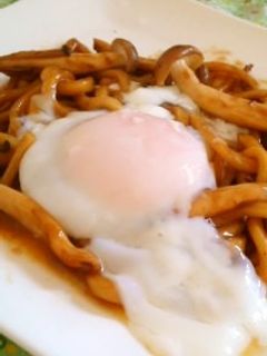 こってり♪きのこたっぷりバター醤油うどん-レシピのメイン写真