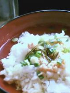 スパム茶漬け-レシピのメイン写真
