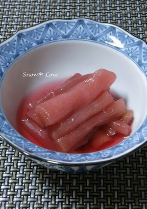 ずいきの甘酢煮-レシピのメイン写真