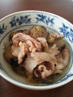 ナスと豚肉の含め煮-レシピのメイン写真