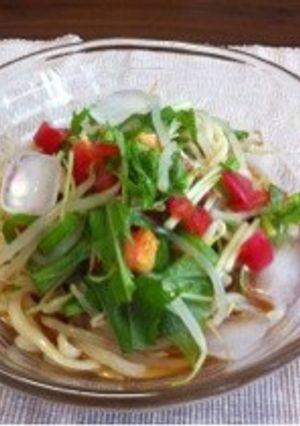 5分で出来る！手抜き冷やしうどん！-レシピのメイン写真
