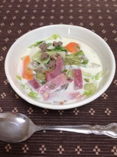 シチュー風☆レタスのクリーム煮-レシピのメイン写真