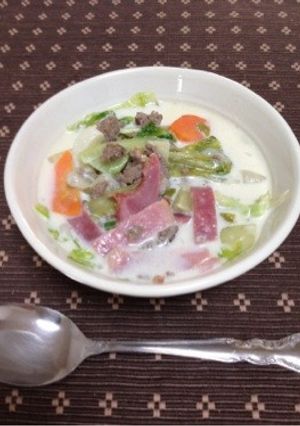 シチュー風☆レタスのクリーム煮-レシピのメイン写真