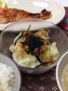 簡単☆シャキシャキの和風キャベツサラダ-レシピのメイン写真