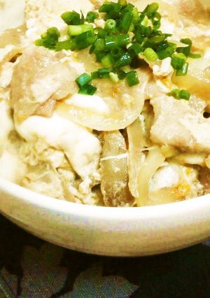 豚バラとごぼうのトロトロ卵とじ丼-レシピのメイン写真