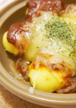 ポテトのミートソース焼き-レシピのメイン写真