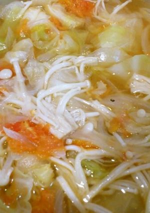 野菜のトマトコンソメスープ-レシピのメイン写真