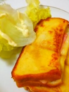 ハムチーズのフレンチトースト-レシピのメイン写真