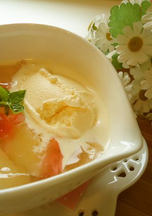 桃のコンポート-レシピのメイン写真