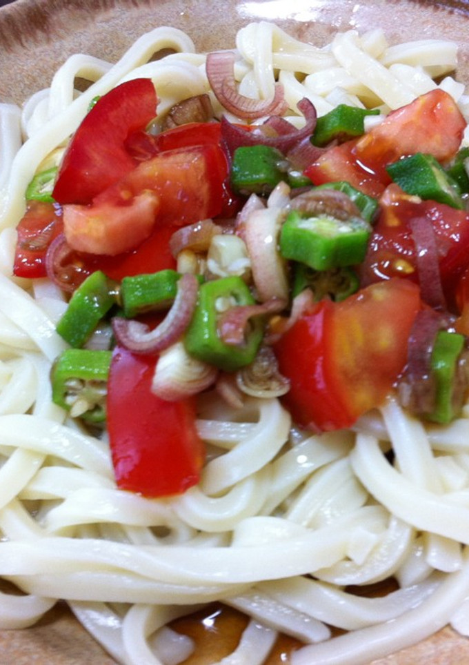 ルクエで作る★夏のさっぱり冷やしうどん♪-レシピのメイン写真