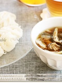 温かいつけ汁で食べる素麺-レシピのメイン写真