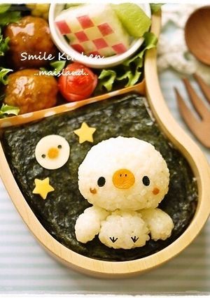 おすわりヒヨコちゃん＊キャラ弁-レシピのメイン写真
