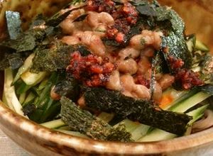 手抜きでも美味しい！納豆ぶっかけそば-レシピのメイン写真
