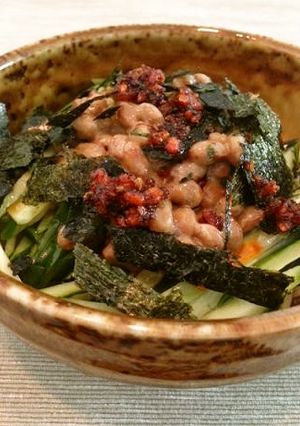 手抜きでも美味しい！納豆ぶっかけそば-レシピのメイン写真