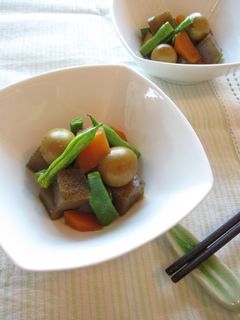 こんにゃくとうずら卵のカレー煮-レシピのメイン写真