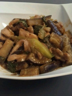 なすと鶏肉の辛味噌炒め-レシピのメイン写真