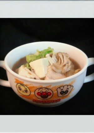 ■糖質制限■白菜豆腐きのこ簡単うま煮鍋秋-レシピのメイン写真