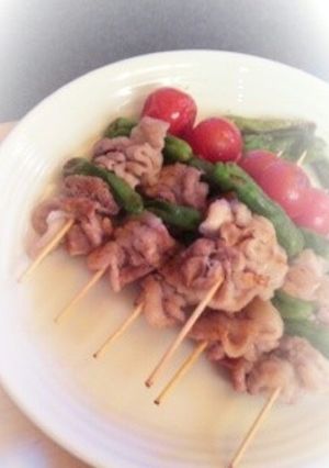 ☆シシトウとミニトマトの串焼き☆-レシピのメイン写真