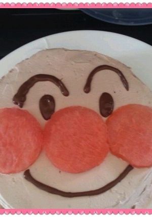 アンパンマンケーキ-レシピのメイン写真