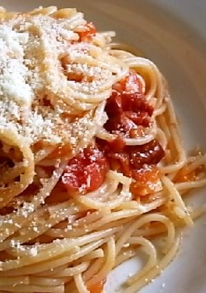 3種のトマトとにんにくのパスタ-レシピのメイン写真
