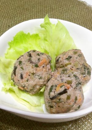 【残り物で具沢山】ヘルシー♪肉団子-レシピのメイン写真