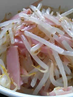 ハムもやしの簡単中華和え-レシピのメイン写真