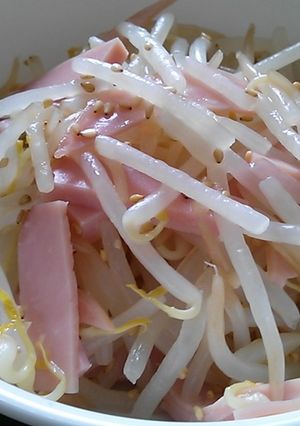 ハムもやしの簡単中華和え-レシピのメイン写真