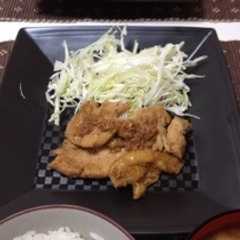 รูปของ 鶏胸肉の生姜焼き☆
