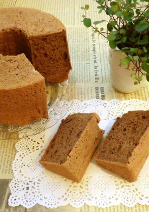 カプチーノ☆シフォンケーキ-レシピのメイン写真