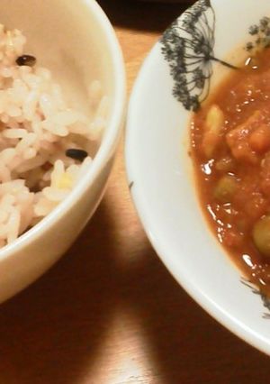 【ノンオイル】夏野菜のトマトカレー-レシピのメイン写真