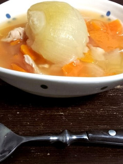 ごろっと玉葱のかんたんコンソメスープ-レシピのメイン写真