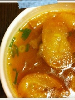 夜食に!簡単仙台油麩の春雨スープ♥-レシピのメイン写真