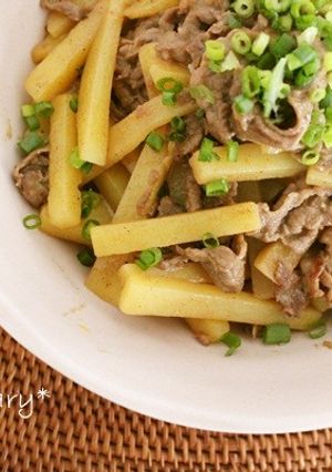 牛肉とじゃがいものカレークリーム♡-レシピのメイン写真