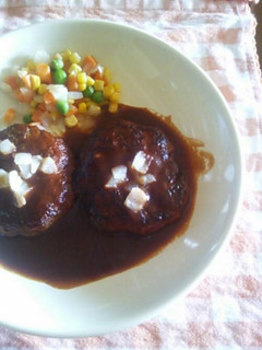 洋食屋さんのハンバーグ(⌒‐⌒)-レシピのメイン写真