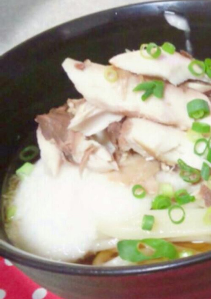 ひやっと鯖のとろろうどん☆-レシピのメイン写真