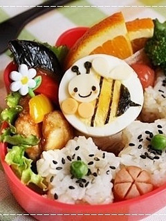 キャラ弁おかず・ゆで卵で＊ハチさん-レシピのメイン写真