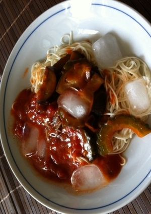 夏野菜で夏バテ解消そうめん-レシピのメイン写真