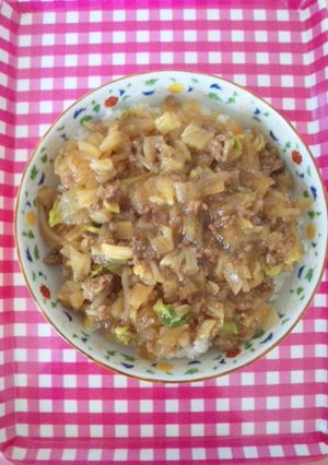 市販のタレで☆簡単すきやき丼-レシピのメイン写真