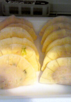 梅風味の作り置き冷凍用餃子-レシピのメイン写真