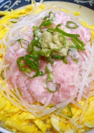愛ちゃん家のネギトロ丼-レシピのメイン写真