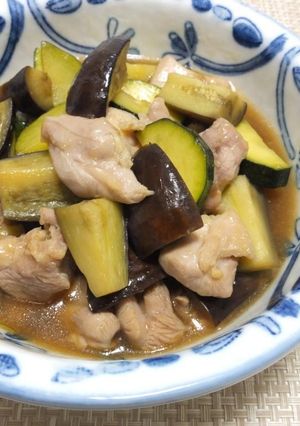 ナスと鶏肉のさっぱり煮-レシピのメイン写真