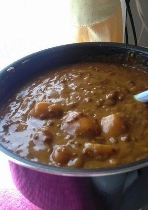 家にあった物で簡単カレー♪-レシピのメイン写真