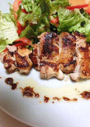♦鶏肉のパリパリ黒胡椒焼き♦-レシピのメイン写真