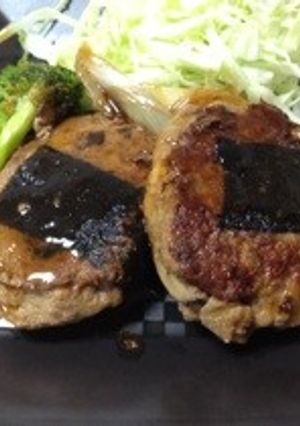 豆腐入りつくねの磯部焼き-レシピのメイン写真