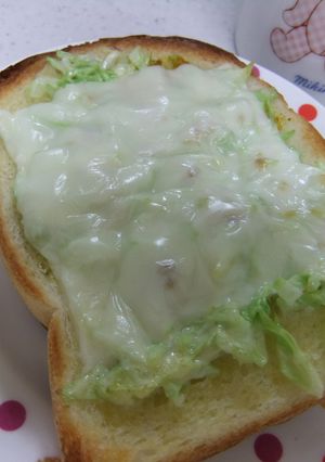 ◇カレー味のキャベチートースト◇-レシピのメイン写真