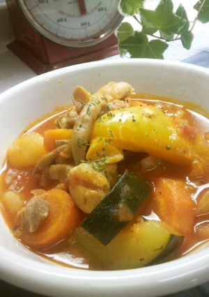 ☆お野菜たっぷり~トマトのチキン煮込み☆-レシピのメイン写真
