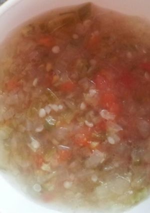 離乳食☆夏の赤ちゃんガスパチョ風スープ-レシピのメイン写真